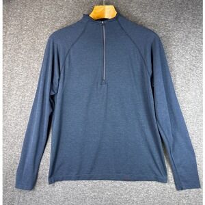Lululemon Metal Vent Tech Half Zip Long Sleeve Shirt Men Size L Live In Practice